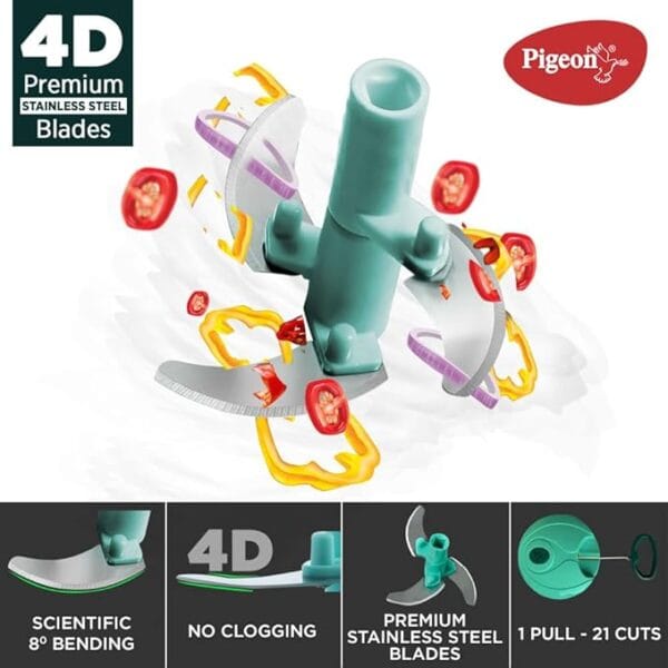 Pigeon Polypropylene Mini Handy and Compact Chopper - Image 3