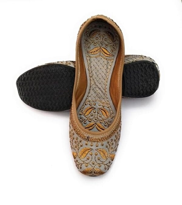 NIHARIKA Women’s Embroidered Rajasthani Mojari's - Image 2