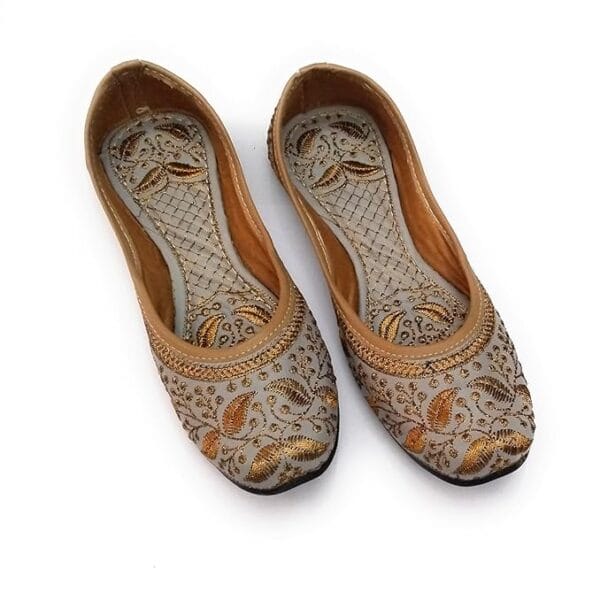 NIHARIKA Women’s Embroidered Rajasthani Mojari's - Image 3
