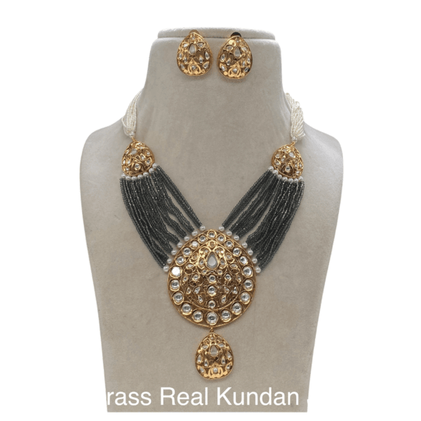 Necklace long & prime Kundan Beads - Image 2