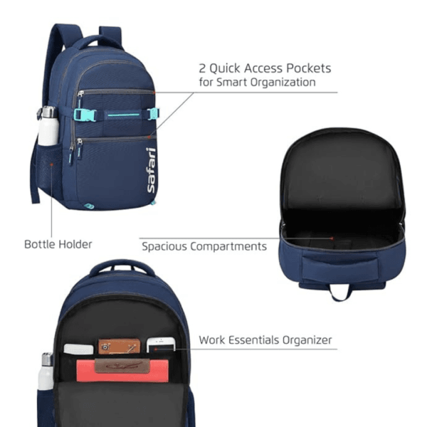 safari 30 Ltrs, 2 compartments , school bag - Image 3