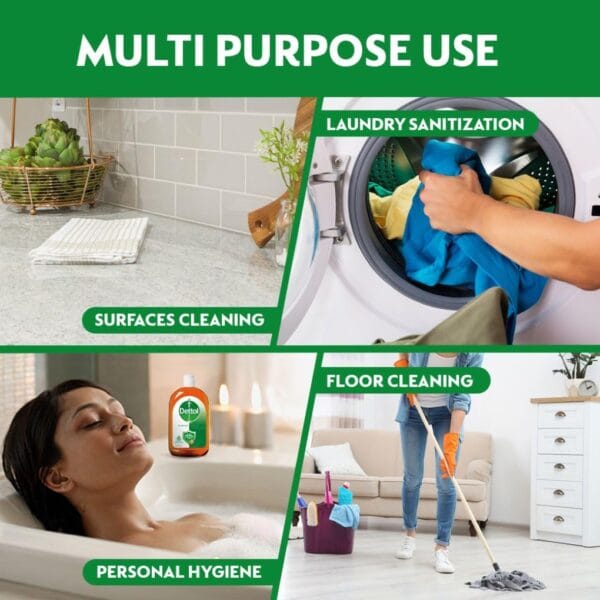 Dettol Antiseptic Liquid for First Aid, 1 Litre - Image 2