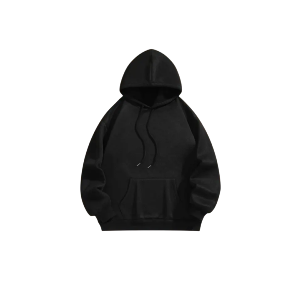 Women Black Hoodie  - Image 3