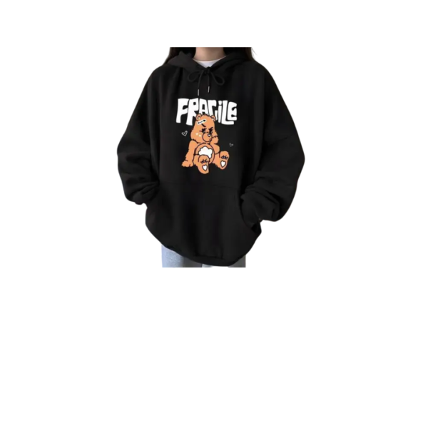 Women Black Hoodie 