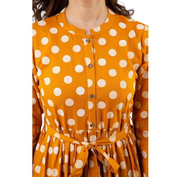 Anarkali Kurti with Waist Dori - Image 4