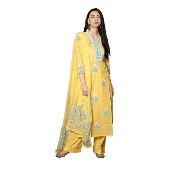 Women kurti ,pant and dupatta set