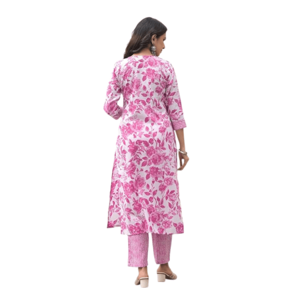 Embroidered Kurta set - Image 2