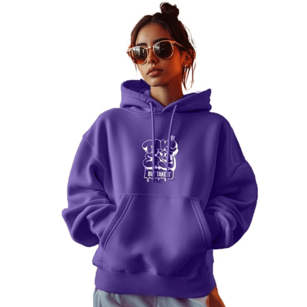 Graphic Printed Full Sleeve Hoodie - Image 2